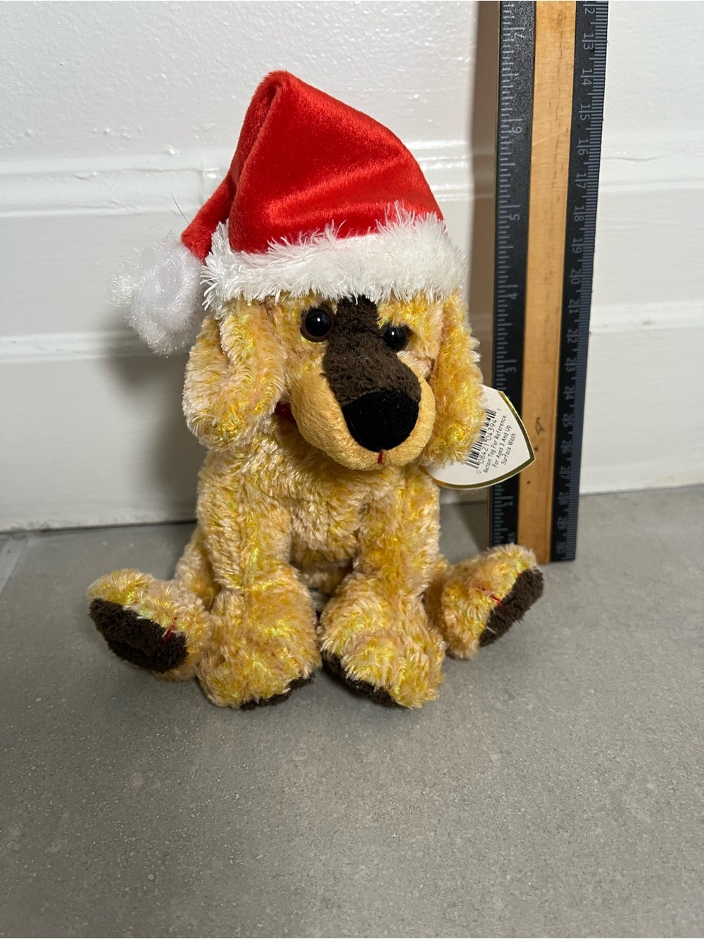 Ty Beanie Babies Jinglepup Christmas Dog